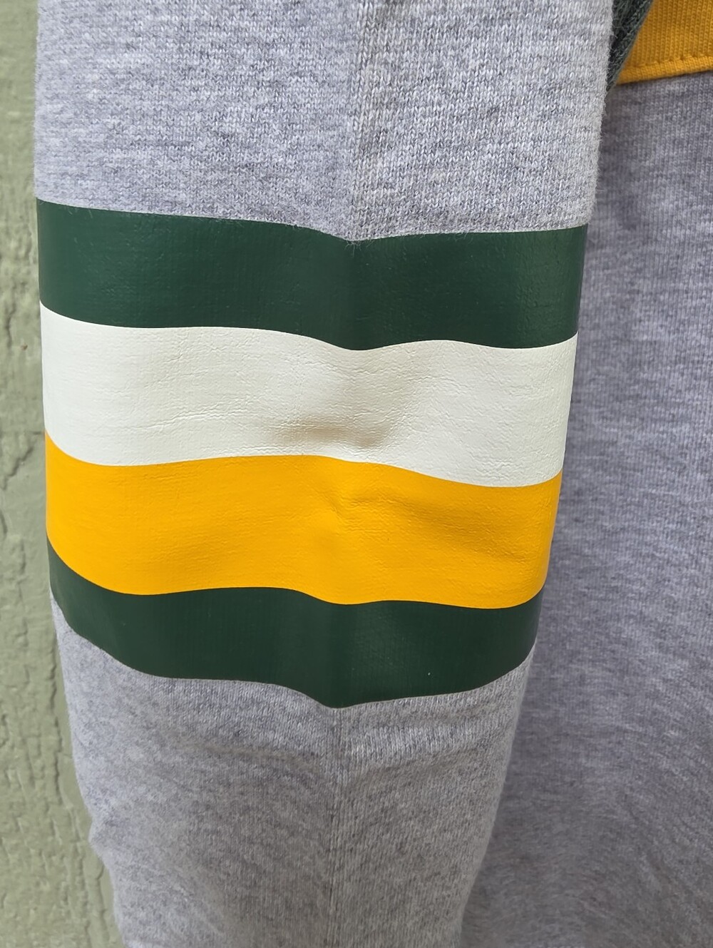 NFL Tommy Hilfiger Packers Rugby Top Green Yellow #LS10 - Picture 11 of 16